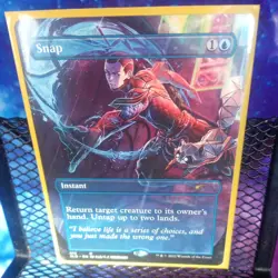Magic the Gathering Snap #412 No Border Full Art HOLO Secret Lair Drop Series NM - Image 5