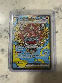 Pokemon, Hearthflame Mask Ogerpon ex, #148/131, Prismatic Ev, Illustration Rare - Image 1