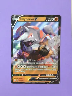 Rhyperior V - 095/189 - Ultra Rare Darkness Ablaze - Pokemon - NM - Image 1