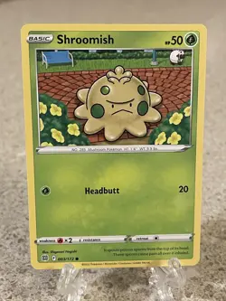 Pokemon TCG Sword & Shield Brilliant Stars Shroomish 003/172 Common NM/M - Image 1
