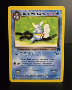 Pokemon TCG - DARK WARTORTLE - 46/82 - UNLIMITED - TEAM ROCKET (2000) WOTC - MP - Image 1