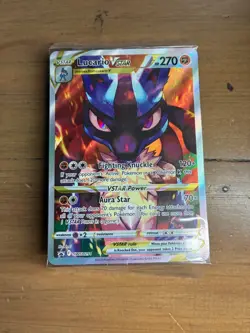 SEALED Pokemon Lucario VSTAR SWSH291 Crown Zenith ETB Holo Black Star Promo?? - Image 1