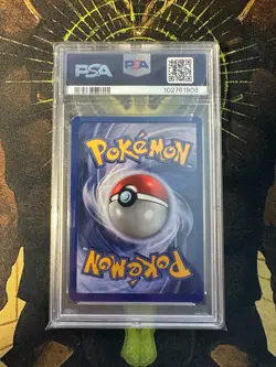 Pokemon Machamp 8/102 Base Set 1st Edition Deck Exclusive Holo Vintage PSA 5 - Image 2