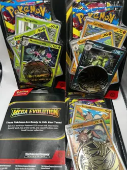 Pokemon Mega Evolution Blisters NEW Set 4 Meowscarda/Tyranitar/Wailord/Lycanroc - Image 2
