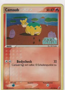 Pokemon Karte EX Crystal Guardians Nr 59/100 Camaub Reverse Holo deutsch - Image 1