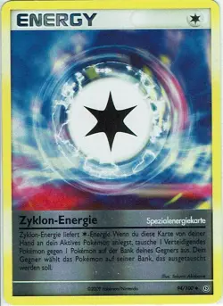 Pokemon Karte D&P Sturmtief Nr. 94/100 Zyklon-Energie Reverse Holo deutsch - Image 1