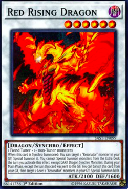 1X LP Red Rising Dragon - SAST-EN099 - Common 1st Edition - Image 1