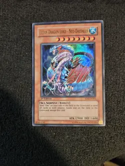 Yugioh Ocean Dragon Lord - Neo-Daedalus SD4-EN001 Ultra Rare 1st Ed - Image 1