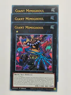 Yu Gi Oh - 3x MP25-EN259 Giant Mimighoul - Ultra Rare - Image 1