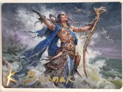 Lier, Disciple of the Drowned - GOLD STAMPED ART CARD - Magic the Gathering MTG - Image 1