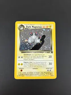 Dark Magneton 11/82 Pokemon Card Holo WOTC Team Rocket - Excellent Condition - Image 1