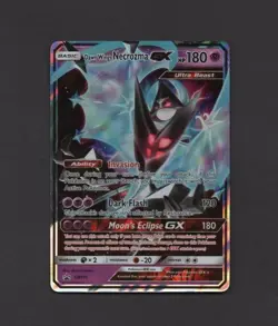 Pokemon TCG SM101 Dawn Wings Necrozma GX Foil Promo Black Star Rare Card - Image 1