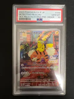 PSA10 Detective Pikachu 098/SV-P Nintendo Switch Promo Gem Mint Pokemon Card - Image 1