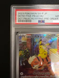 PSA10 Detective Pikachu 098/SV-P Nintendo Switch Promo Gem Mint Pokemon Card - Image 3