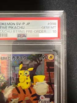 PSA10 Detective Pikachu 098/SV-P Nintendo Switch Promo Gem Mint Pokemon Card - Image 4