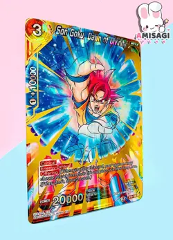 Dragon Ball Super Trading Card - Son Goku Dawn of Divinity BT8-109 SR Foil Karte - Image 2