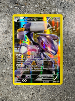 Pokemon TCG Cards Genesect XY119 Black Star Promo Holo Full Art - Image 1