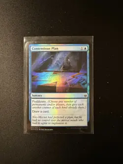 Contentious Plan 046/264 - Foil War of the Spark NM MTG Card - Image 1