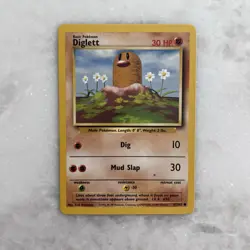 1999 English Pokemon Diglett and Dugtrio Original Cards - Image 2