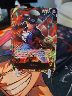 One Piece TCG Sabo Leader 2nd Anniversary Tournament Card- ST13-001 OP Promo - Image 1
