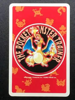 Goldeen Pokemon Charizard Playing Card Poker Card Nintendo 1996 Japanese Japan - Image 2