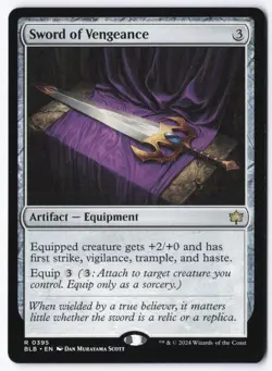 Sword of Vengeance R Bloomburrow 395 NM - Image 1