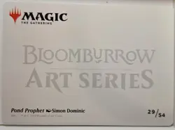 Pond Prophet - GOLD STAMPED ART CARD - Magic the Gathering MTG Nice! - Image 2