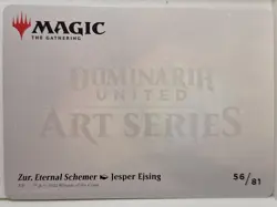 Zur, Eternal Schemer - GOLD STAMPED ART CARD - Magic the Gathering MTG Nice! - Image 2