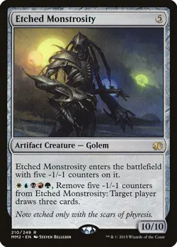 Etched Monstrosity [Modern Masters 2015] Magic MTG - Image 1