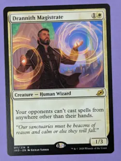 MTG Magic: Ikoria: Lair of Behemoths: Drannith Magistrate #011/274 Rare - NM - Image 1