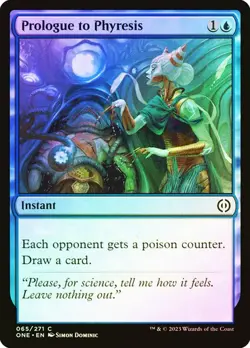 Magic The Gathering MTG PROLOGUE TO PHYRESIS FOIL Phyrexia: All Will Be One NM - Image 1