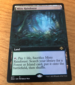 MTG Misty Rainforest Non-Foil from Modern Horizons NM - Image 1