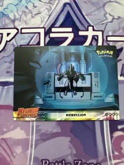 Pokemon Rebellion 8 Mewtwo Strikes Back Black Topps Played - Image 1