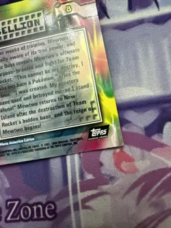 Pokemon Rebellion 8 Mewtwo Strikes Back Black Topps Played - Image 3