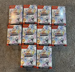 Pokemon TCG Prismatic Evolutions Booster Bundles, lot of 10! Factory Sealed - Image 1