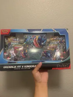 Pokemon TCG Greninja Kingdra ex Special Collection SEALED 8 Booster Packs - Image 1