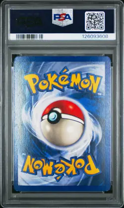 1999 POKEMON GAME 1ST ED #8 MACHAMP-HOLO PSA 5 - Image 2