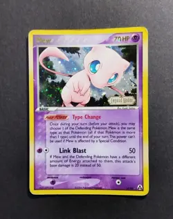 MEW REVERSE FOIL STAMPED 10/92 EX LEGEND MAKER ENGLAND 2006 POKEMON NINTENDO - Image 1