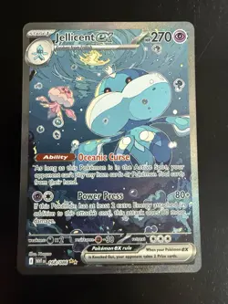 Jellicent EX Special Illustration Rare Pokemon White Flare English 168/086 MINT - Image 2