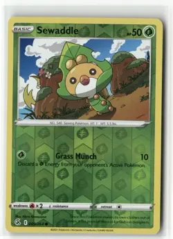 Sewaddle 009/264 Reverse Holo - Fusion Strike - Pokemon TCG NM - Image 1