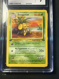 1999 Pokemon Wizards Jungle Set Exeggutor Jungle 35 /64 First Edition CGC 9 MINT - Image 2