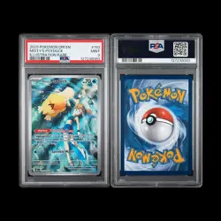 2025 POKEMON MISTY'S PSYDUCK DRI EN ILLUSTRATION RARE #193 PSA 9 FREE SHIPPING - Image 1