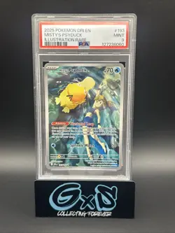 2025 POKEMON MISTY'S PSYDUCK DRI EN ILLUSTRATION RARE #193 PSA 9 FREE SHIPPING - Image 4