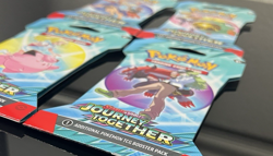 4 Pokemon TCG Journey Together Sleeved Booster Packs FULL ART SET! - Image 5