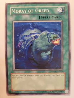 1x (NM) Moray of Greed - SOVR-EN058 - Common - Unlimited Edition YuGiOh - Image 1