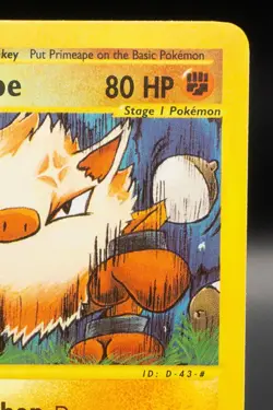 Pokemon TCG Card - Primeape 029/147 Aquapolis Reverse Holo Rare Vintage E-Reader - Image 3