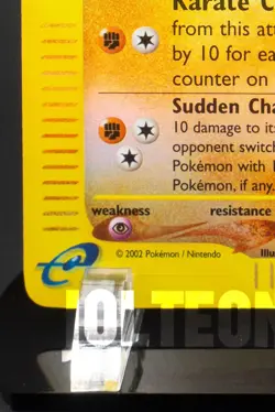 Pokemon TCG Card - Primeape 029/147 Aquapolis Reverse Holo Rare Vintage E-Reader - Image 4