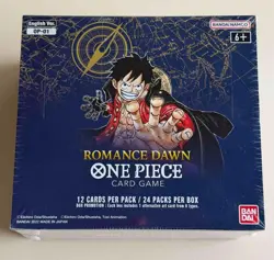 Sealed One Piece Romance Dawn Blue Bottom OP-01 English Card Game Booster Box - Image 1