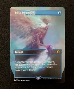 MTG Strix Serenade - Borderless - Modern Horizons 3 - 0327 NM/Never Played - Image 1