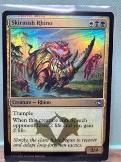 MTG TCG: Skirmish Rhino 224, Tarkir: Dragonstorm _ FOIL - Image 1